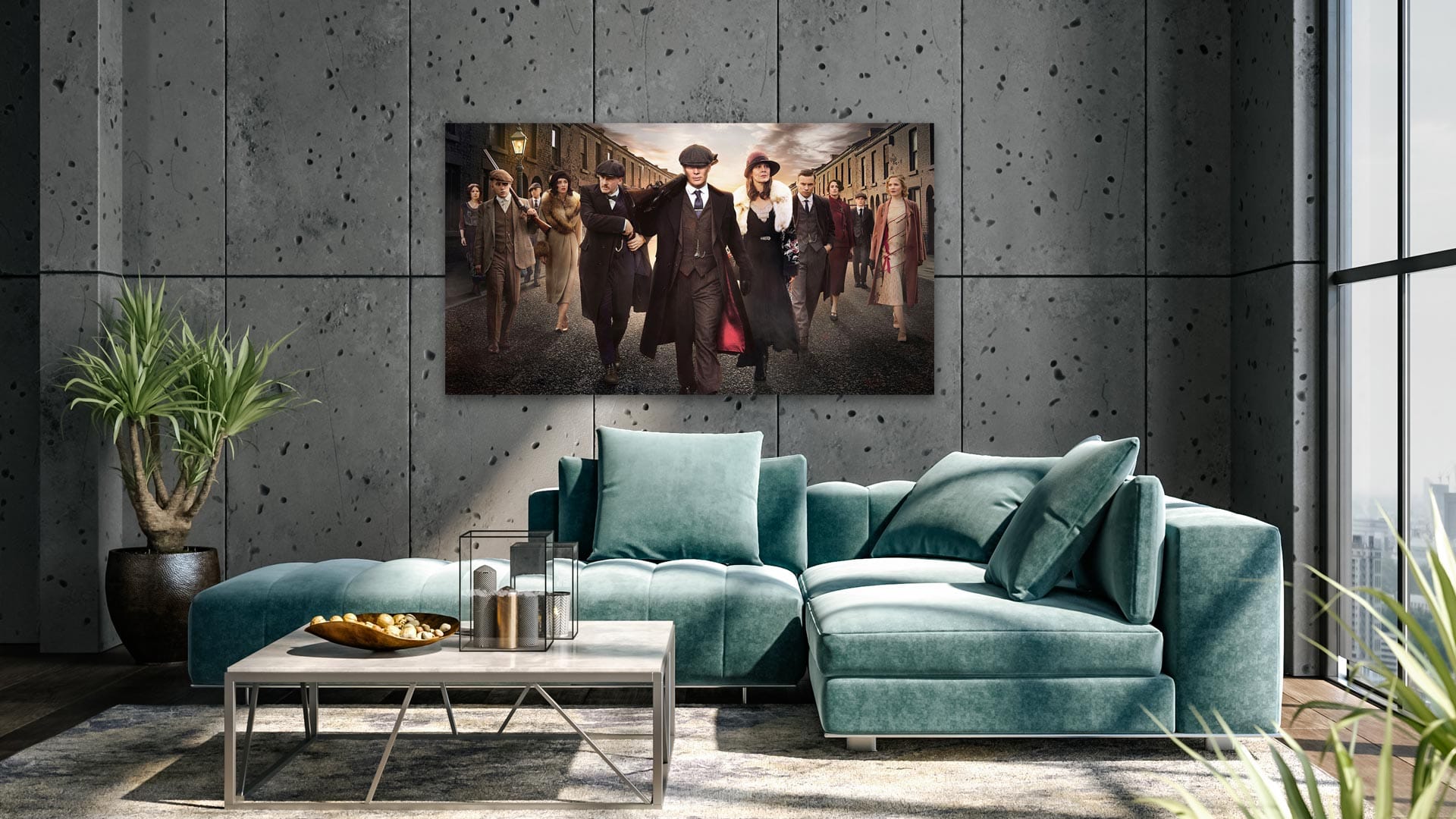 peaky-blinders-family-sfeer-kleur Peaky Blinders Family schilderij