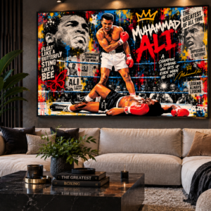 Muhammad Ali schilderij The Greatest popart