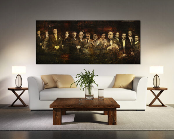 Gangsters line up sfeerbeeld