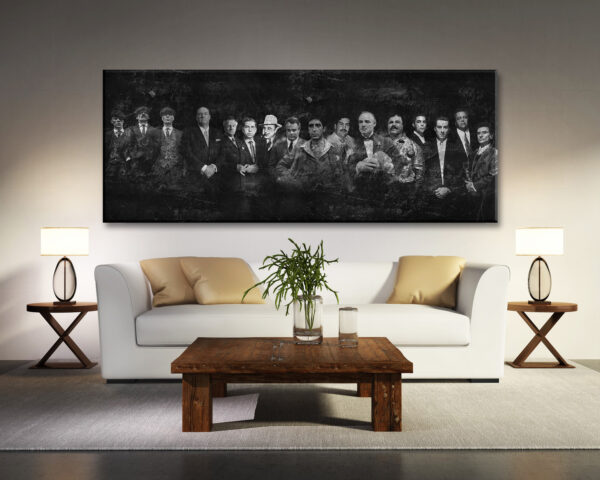 Gangsters line up sfeerbeeld