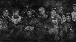 Rappers Eminem BW groot-min