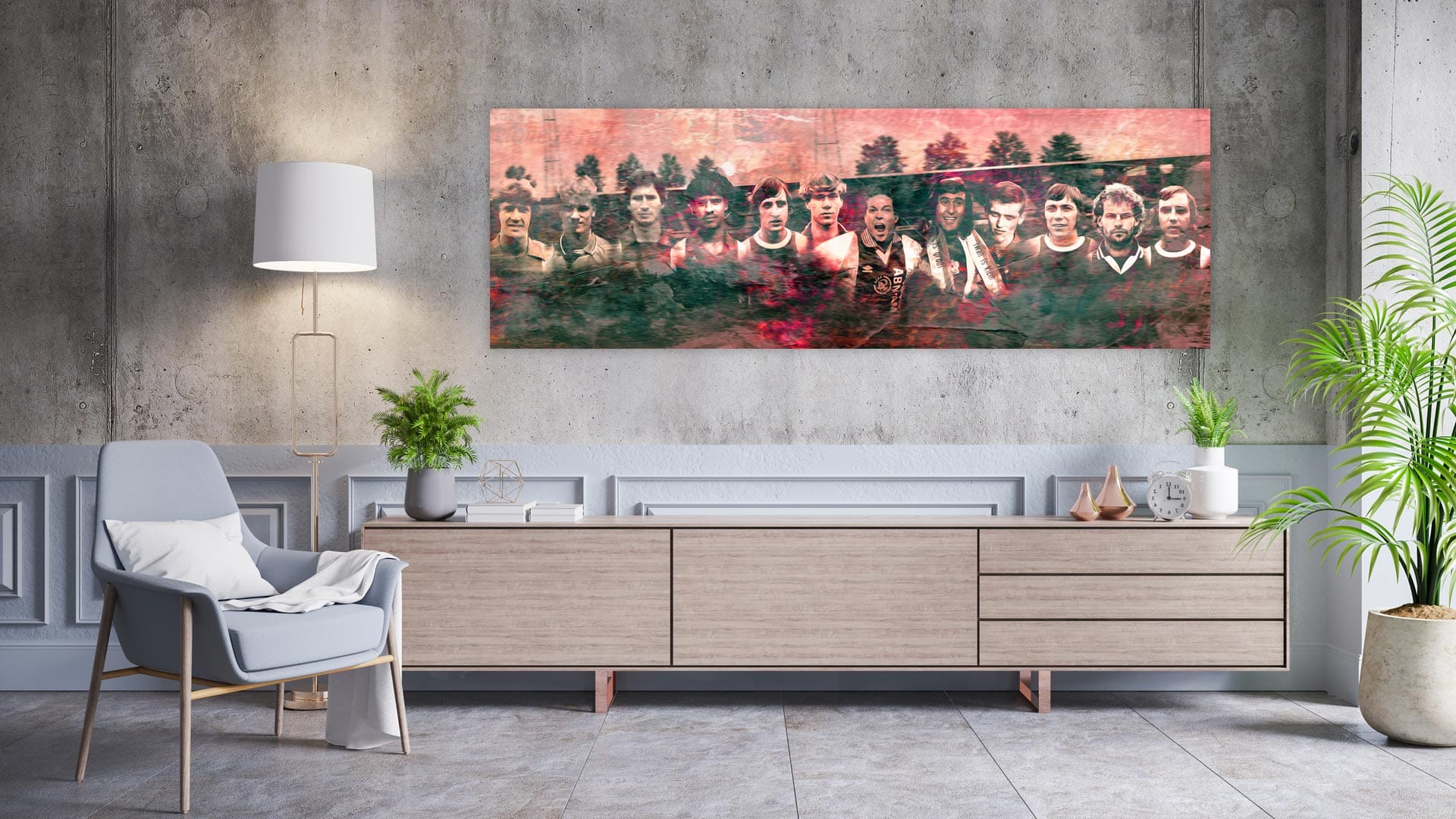 De AJAX Iconen schilderij