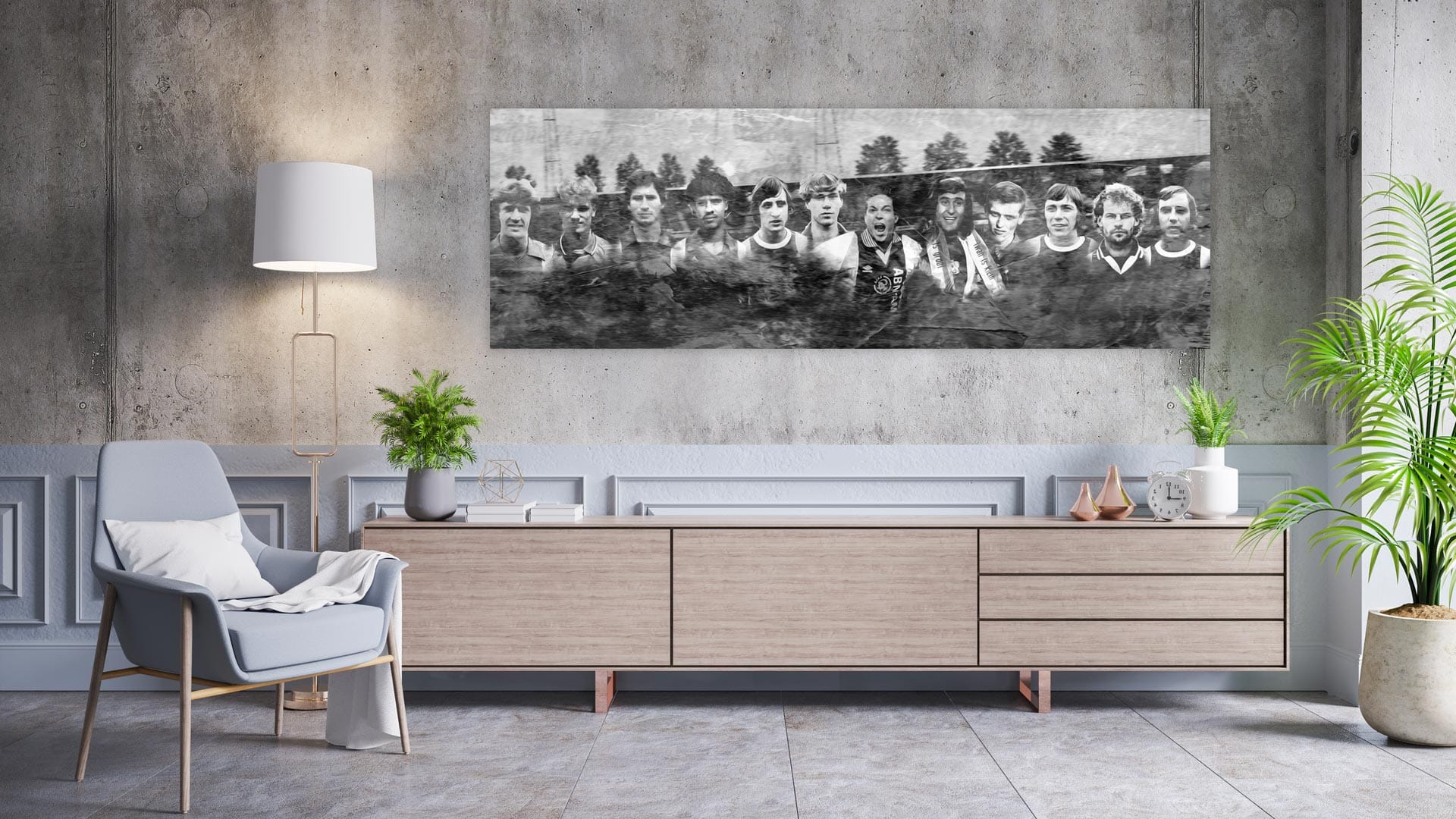 De AJAX Iconen schilderij