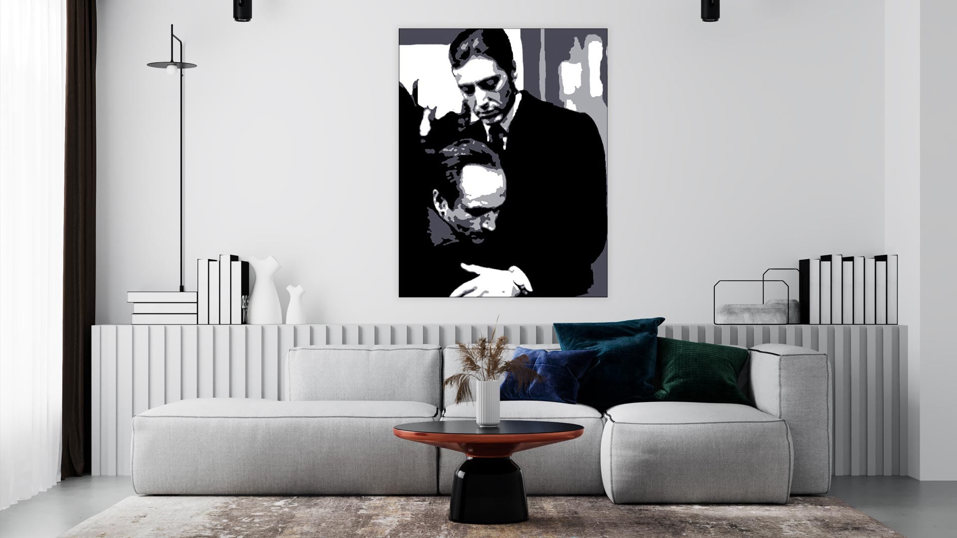 Al Pacino “Godfather” 1 luik schilderij
