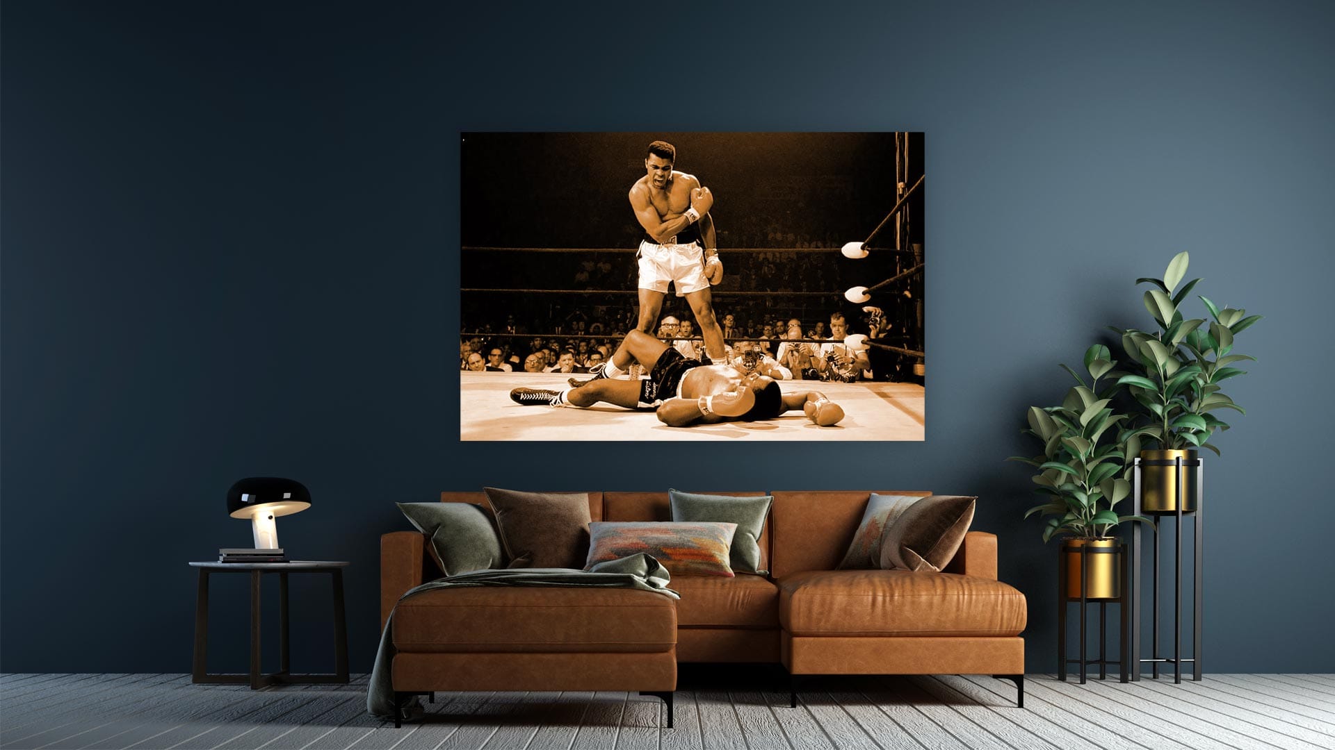Ali vs Liston "Final Moment" schilderij