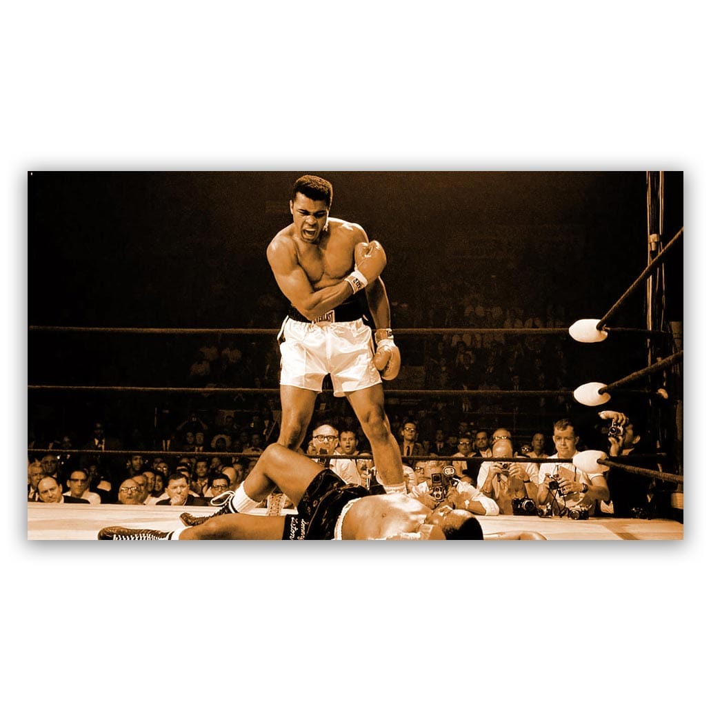 Ali vs Liston "Final Moment" Sepia