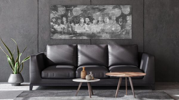 Beste voetballers aller tijden schilderij