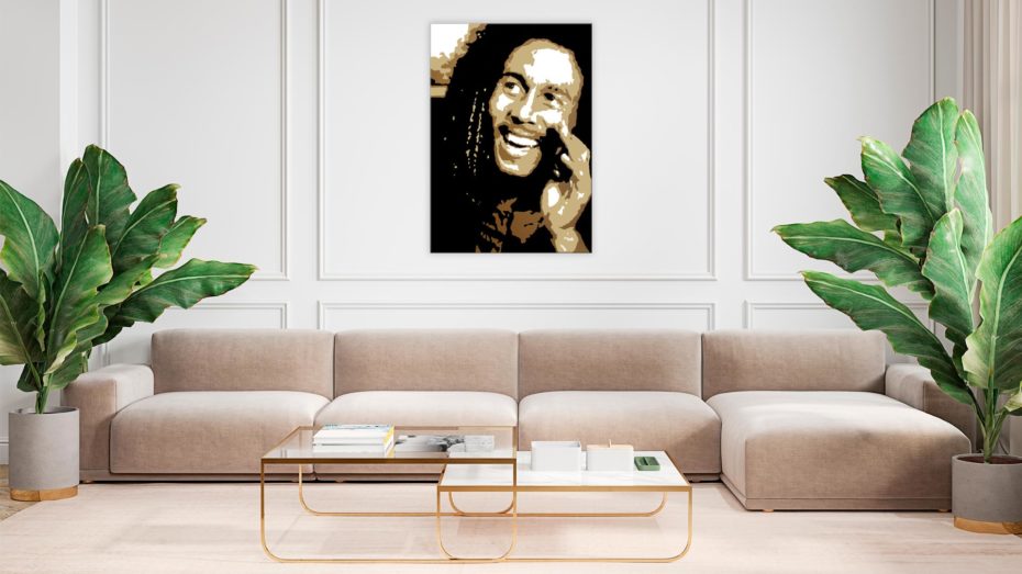 Bob Marley 1 luik schilderij