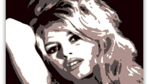 Brigitte Bardot schilderij