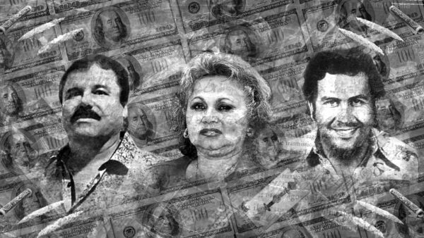 El Chapo, Blanco, Escobar schilderij