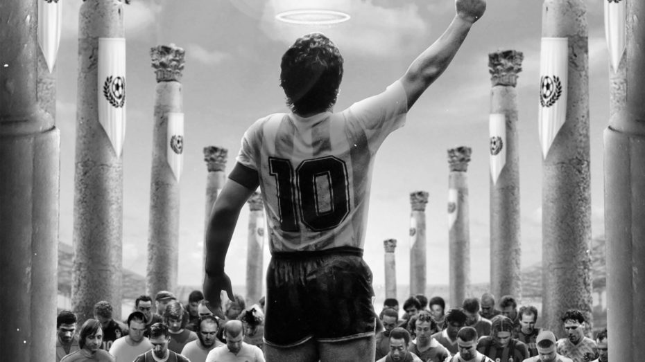 Diego Maradona voetbal schilderij