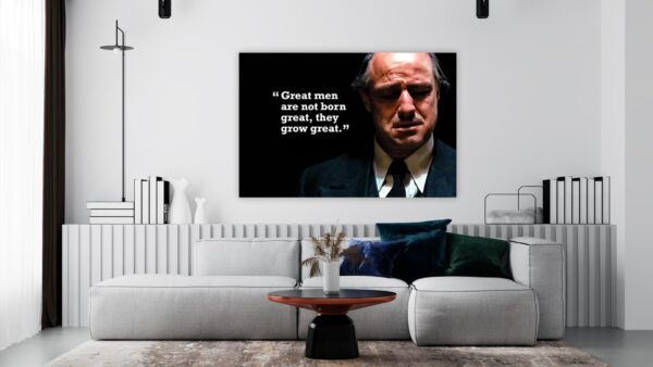 Don Corleone quote 1 schilderij