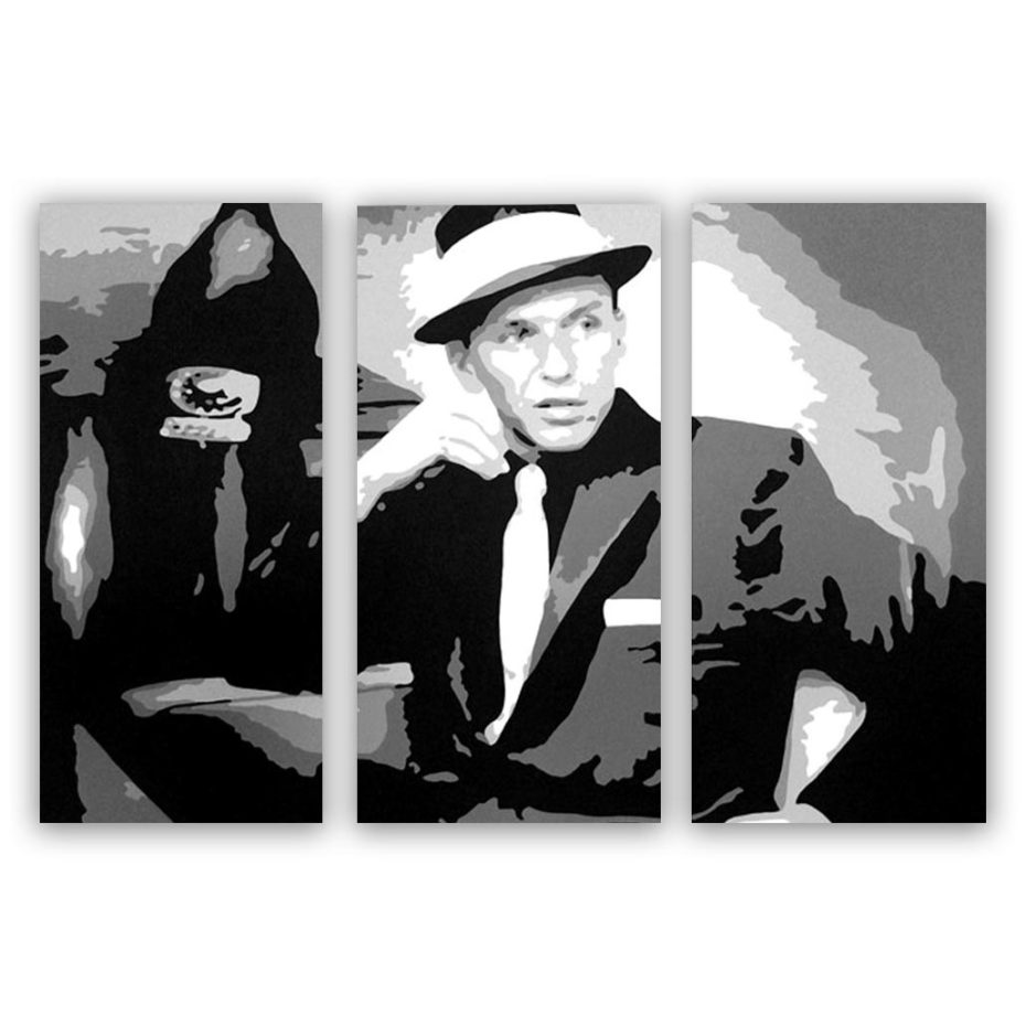 Frank Sinatra 3 luik schilderij