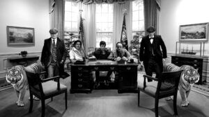 Gangsta's White House schilderij