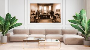 Gangsta's White House schilderij