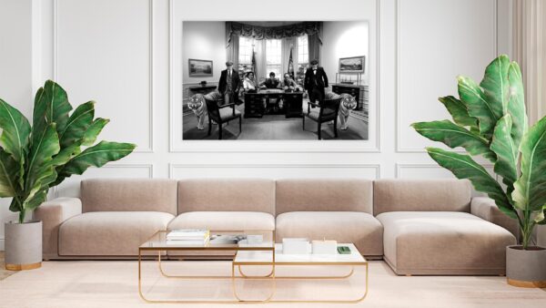 Gangsta's White House schilderij