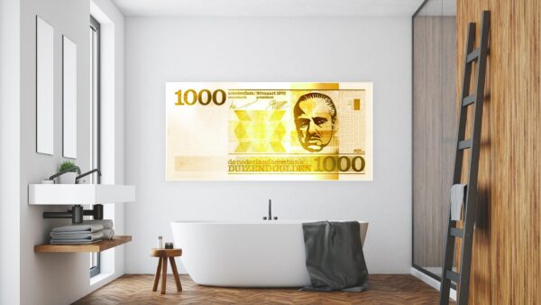 Godfather 1000 Gulden gold schilderij