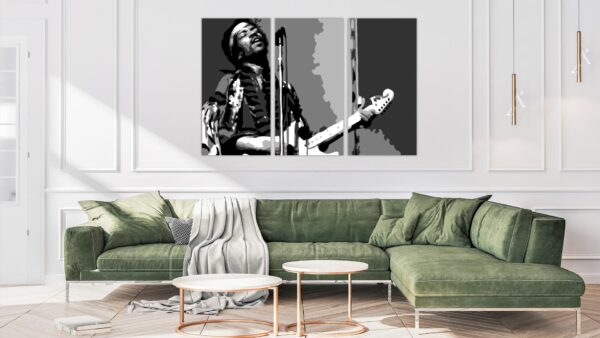 Jimi Hendrix 3 luik schilderij
