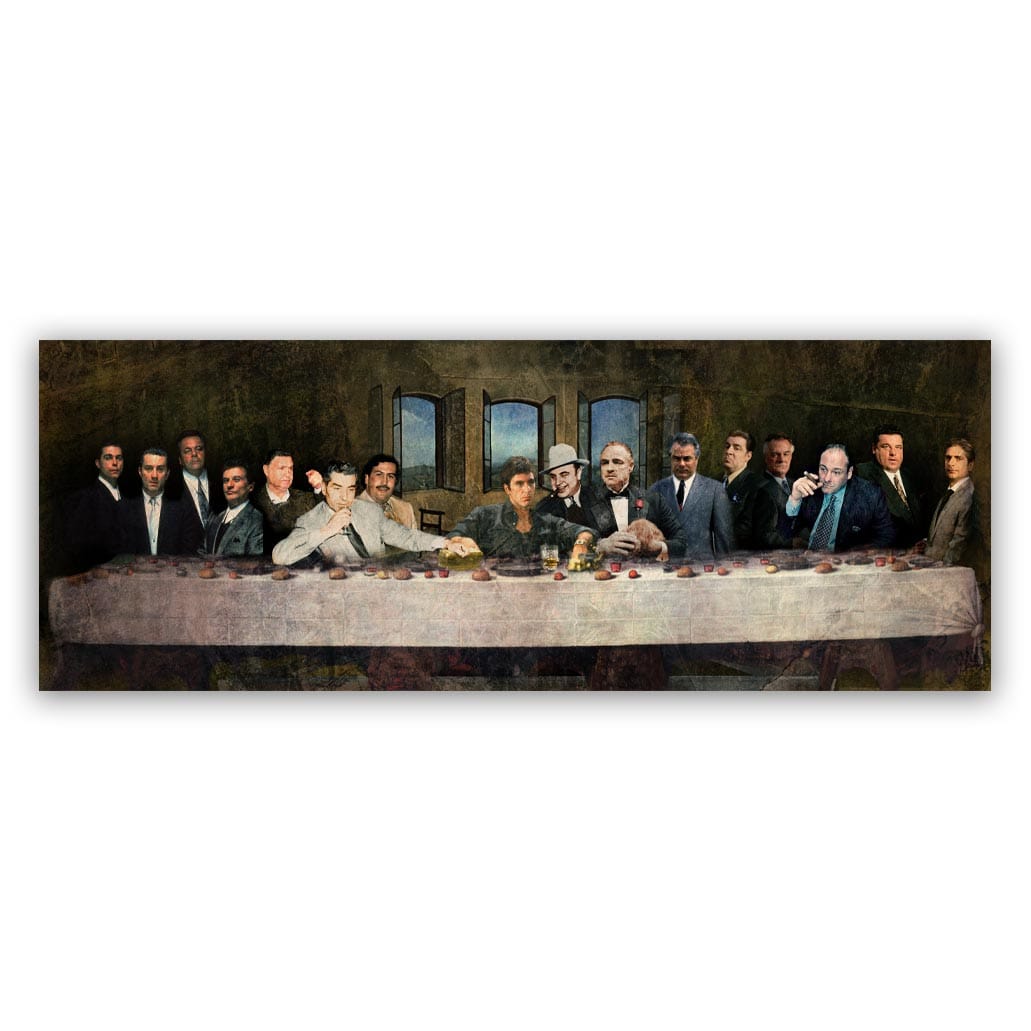 laatste-avondmaal-kleur Maffia’s Laatste Avondmaal schilderijl