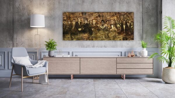 Gangsters Line-Up Extra schilderij