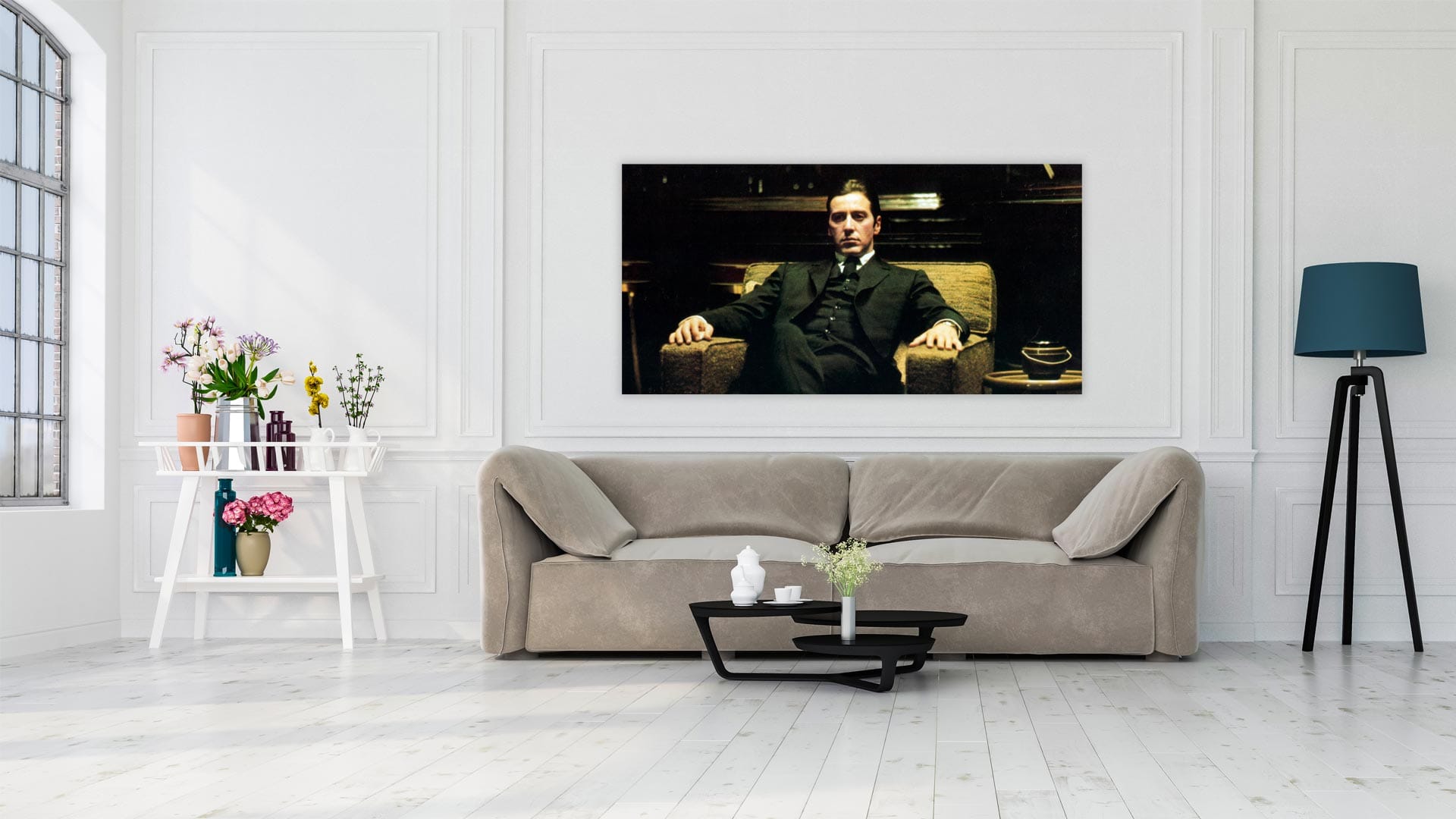 Michael Corleone schilderij