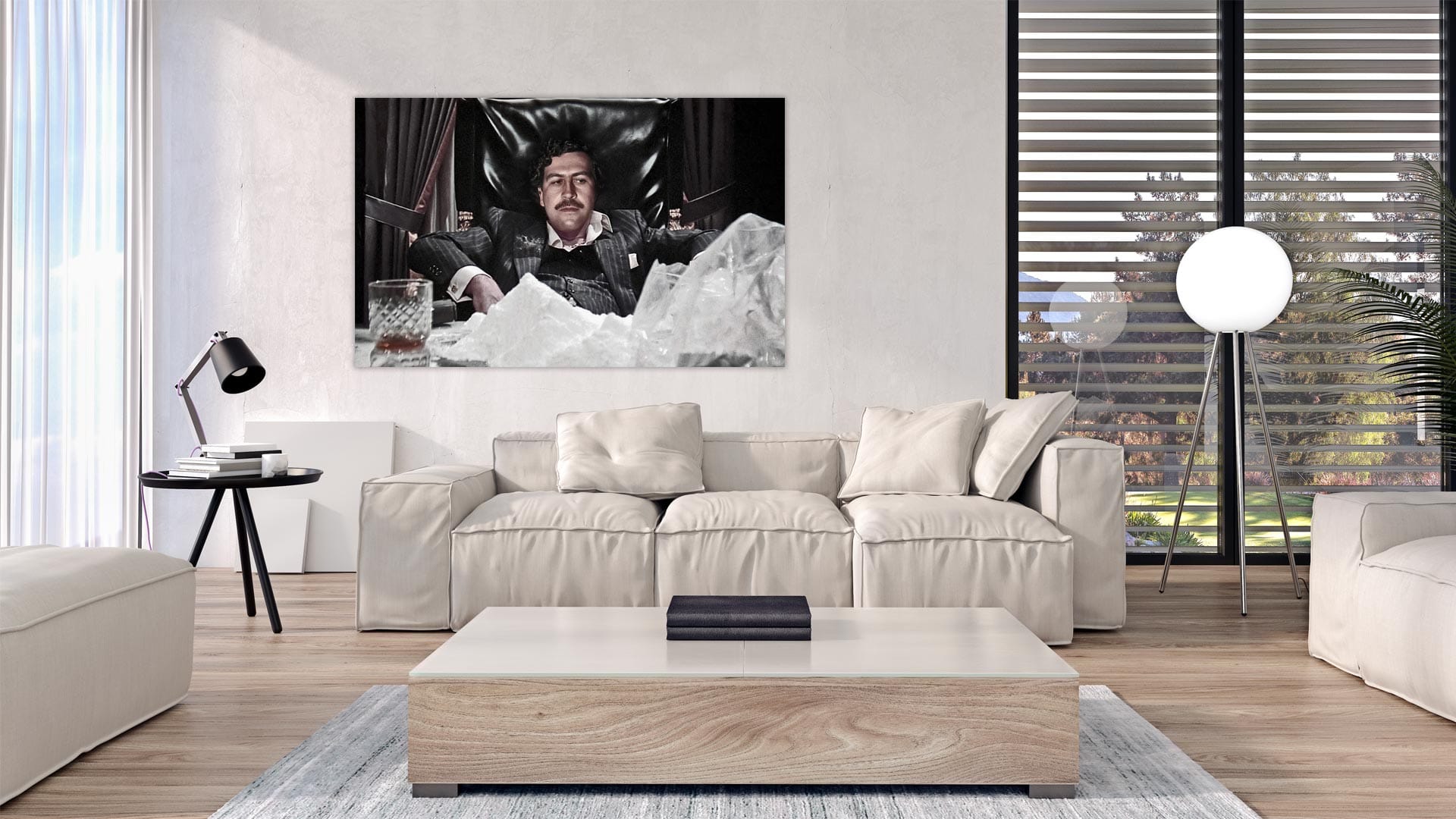 pablo-montana-escobar-sfeer Pablo “Montana” Escobar schilderij