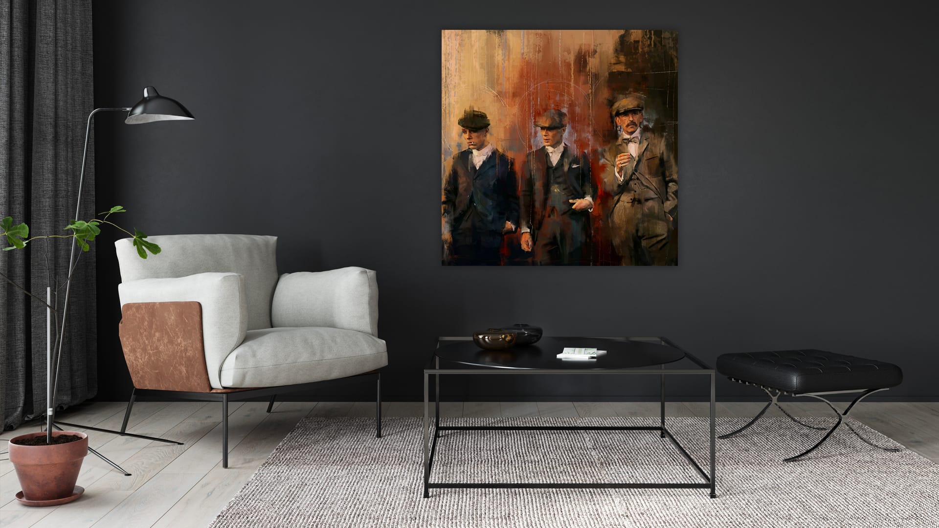 Peaky Blinders paintings Style schilderij