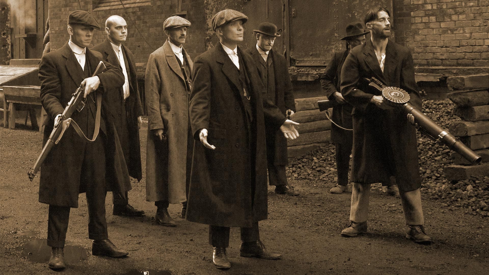 Peaky Blinders Line-Up schilderij