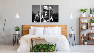 Ray Charles 3 luik schilderij
