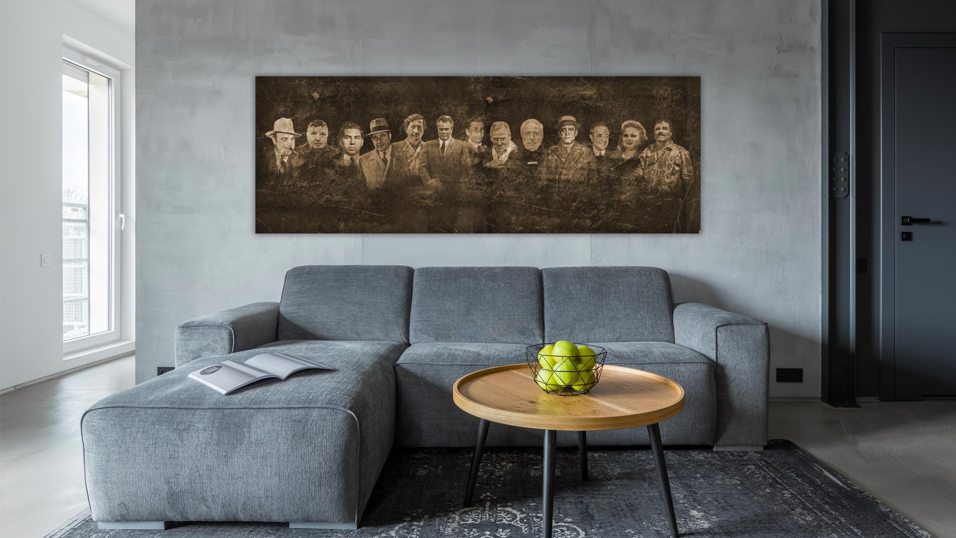 real-gangsters-sfeer-sepia Real Gangsters schilderij