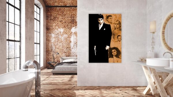 Scarface the cast schilderij