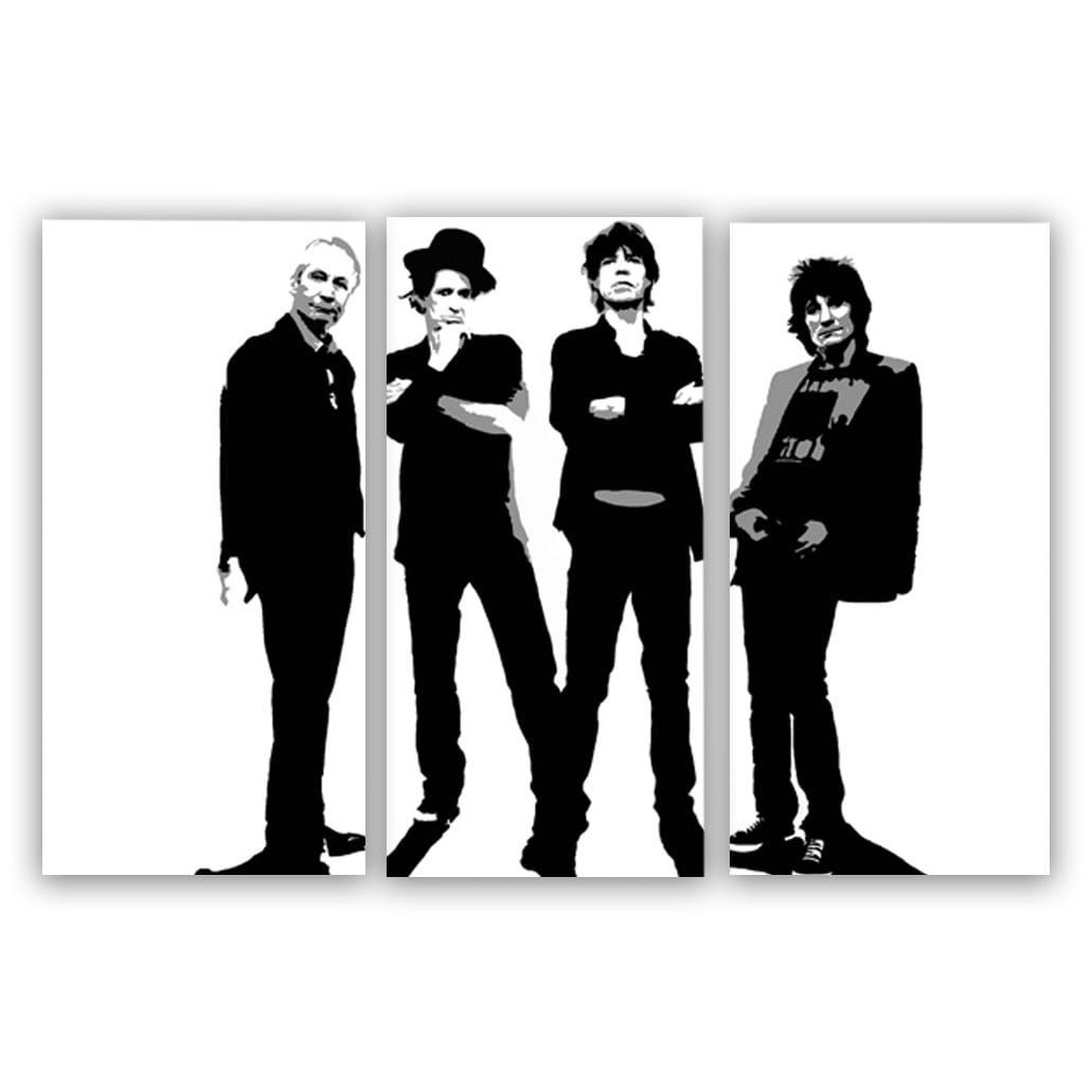 the-rolling-stones-3-luik Roling Stones 3 luik schilderij