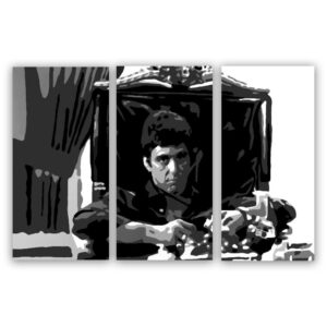 Tony Montana 3 luik schilderij