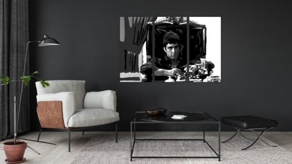 Tony Montana 3 luik schilderij