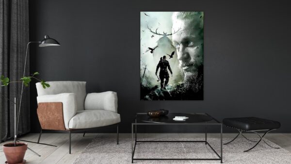 Vikings Ragnar schilderij
