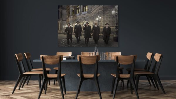 The Gangsters Warfare schilderij