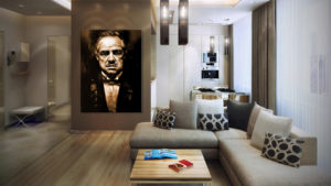 Godfather paint schilderij