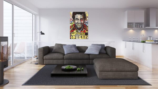 Pablo escobar jail schilderij