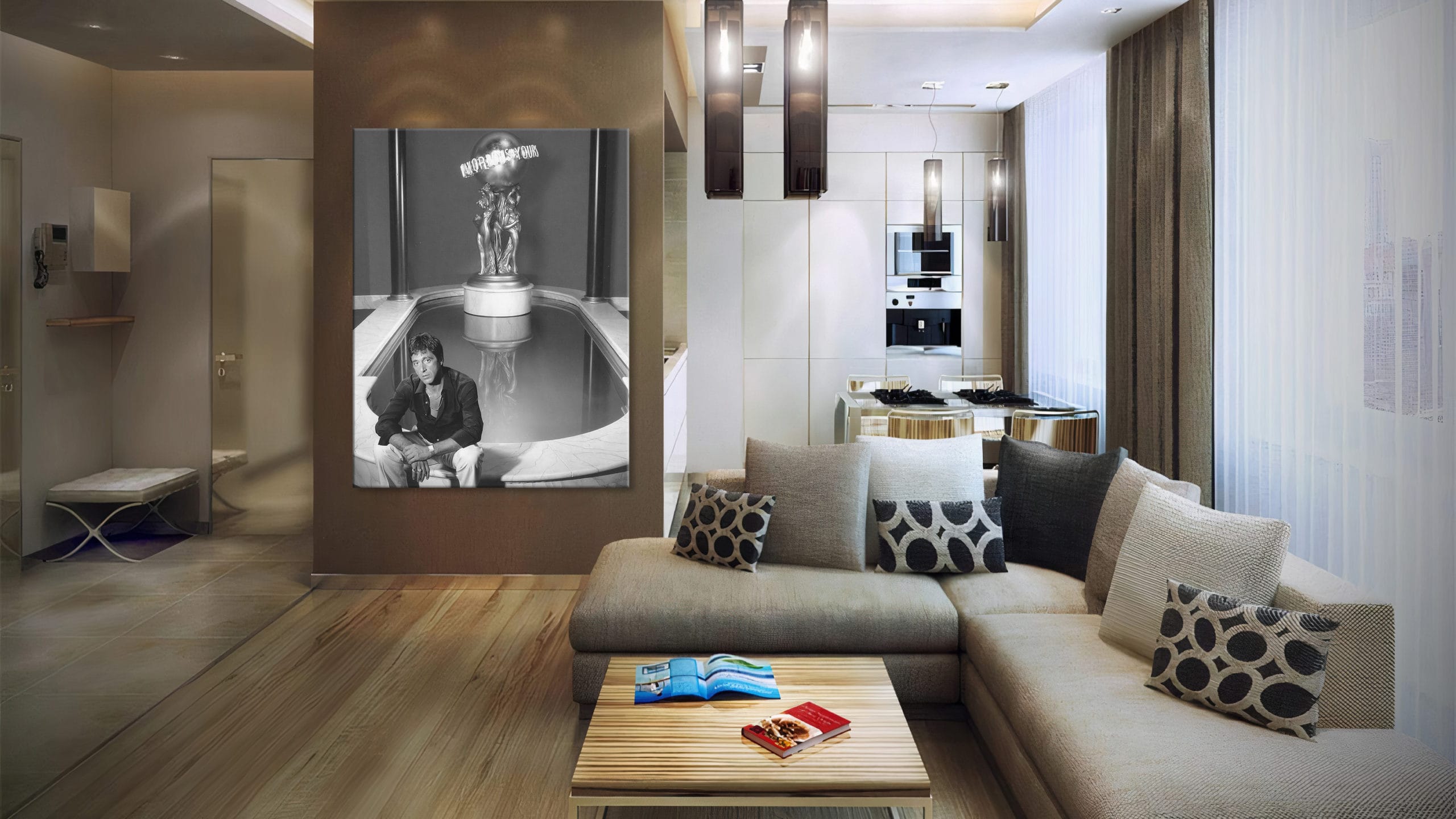 Tony Montana/ Scarface The World Is Yours schilderij