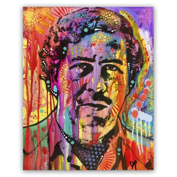Pablo escobar art schilderij