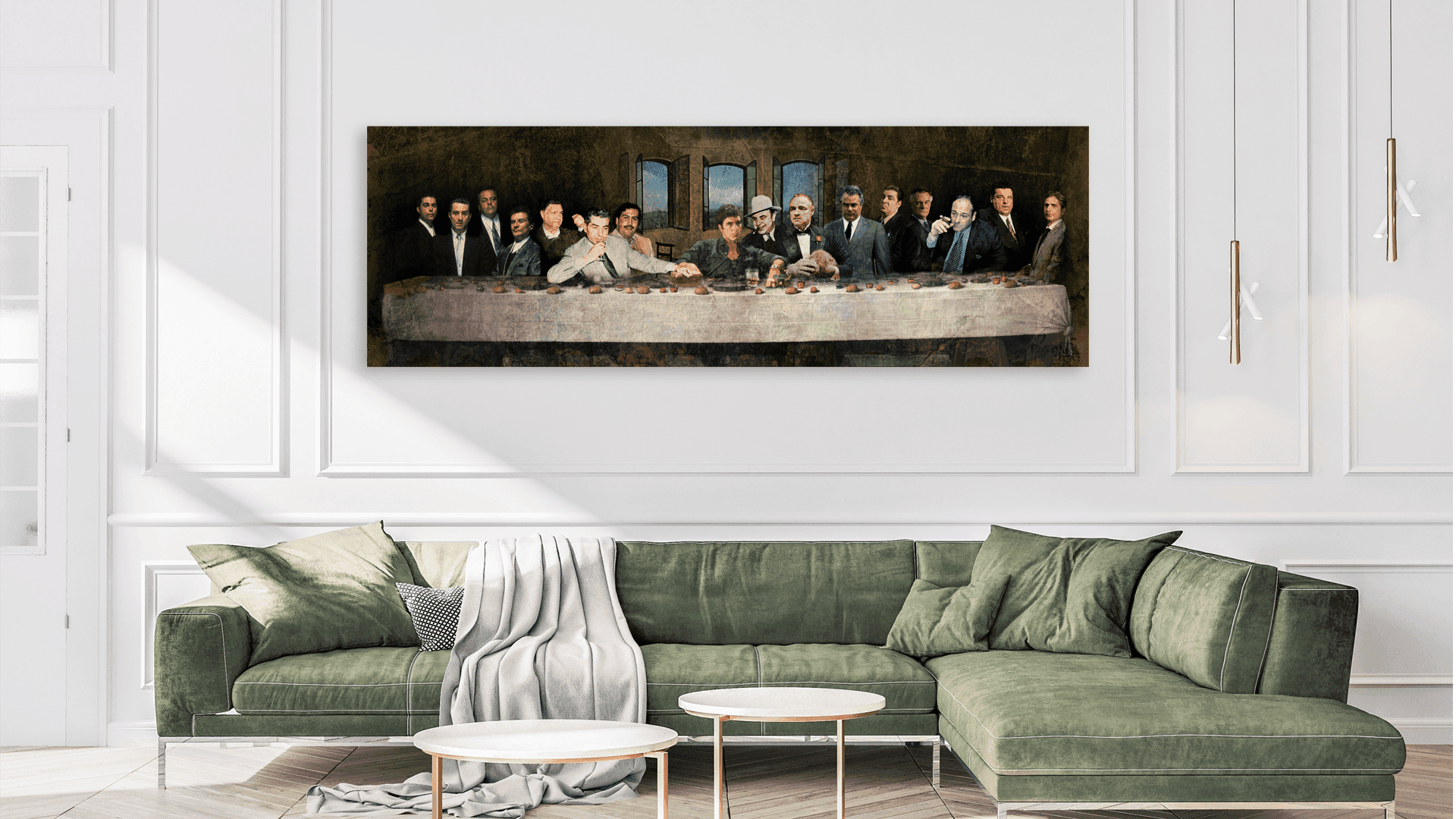 last-supper-kleur-achtergrond Maffia’s Laatste Avondmaal schilderij