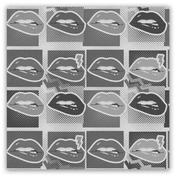 lip-biting