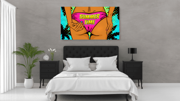 Popart schilderij summer time