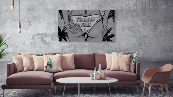 Popart schilderij summer time