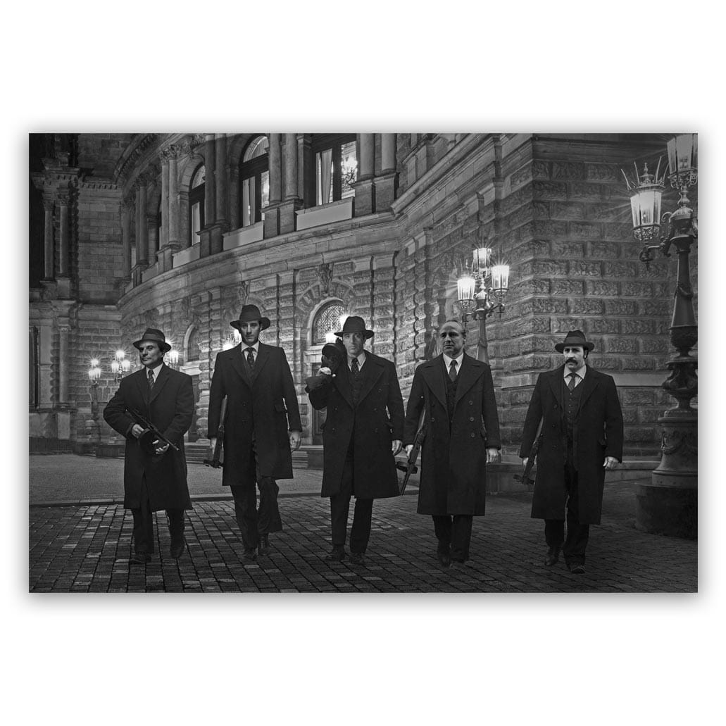 the-gangsters-warfare-zw-popartschilderijen