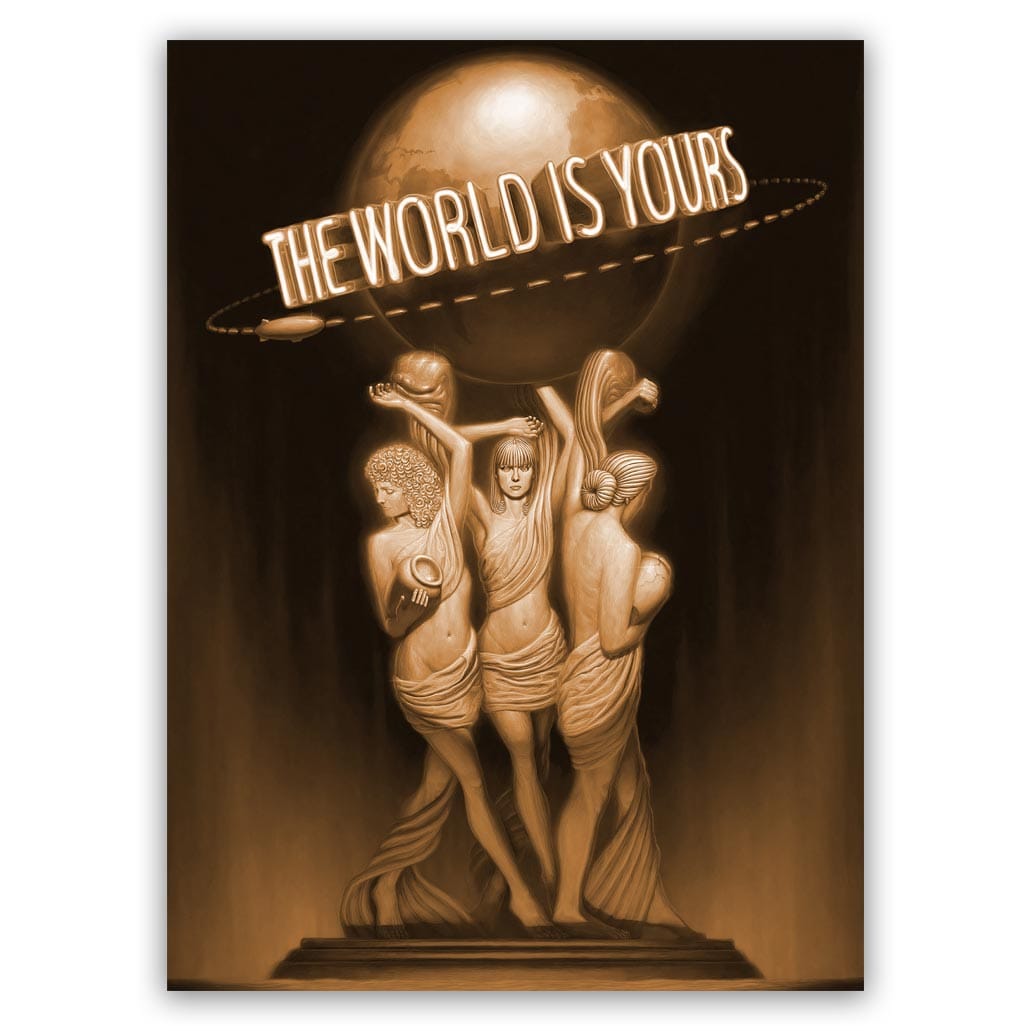 montana-world-is-yours-standbeeld-sepia