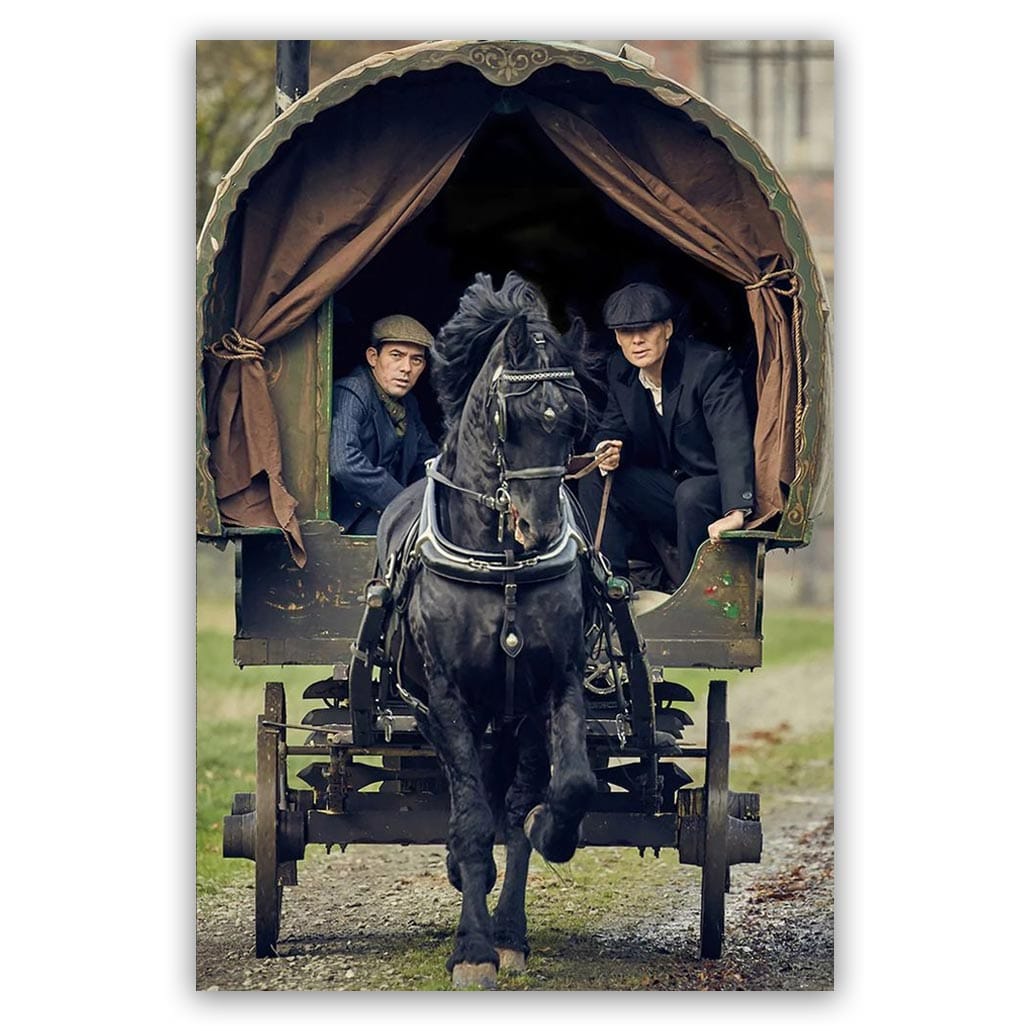 Peaky huifkar schilderij