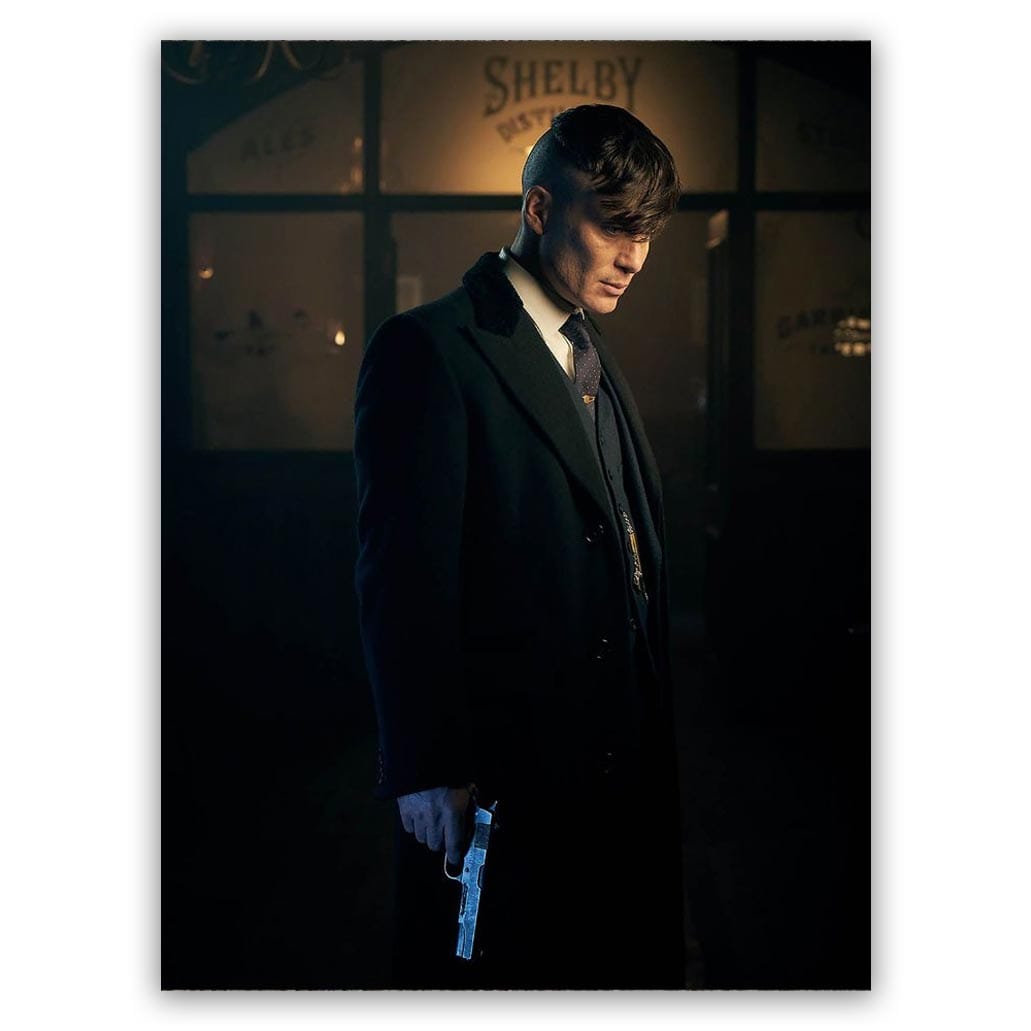 Peaky Blinders Tommy Gun schilderij