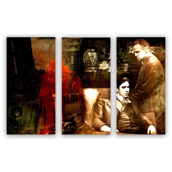 don en micheal 3 luik schilderij