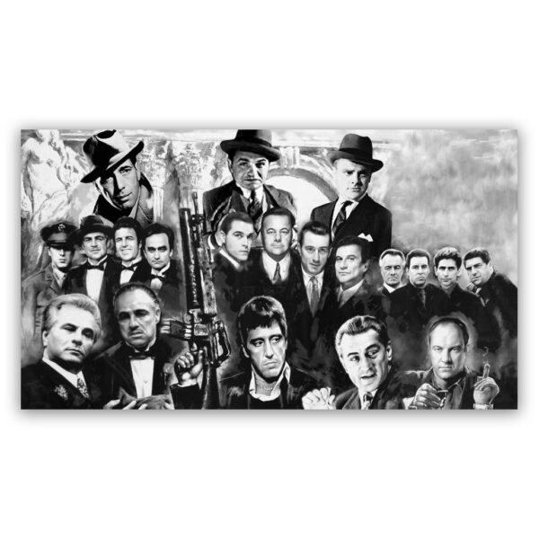 gangster last supper new schilderij